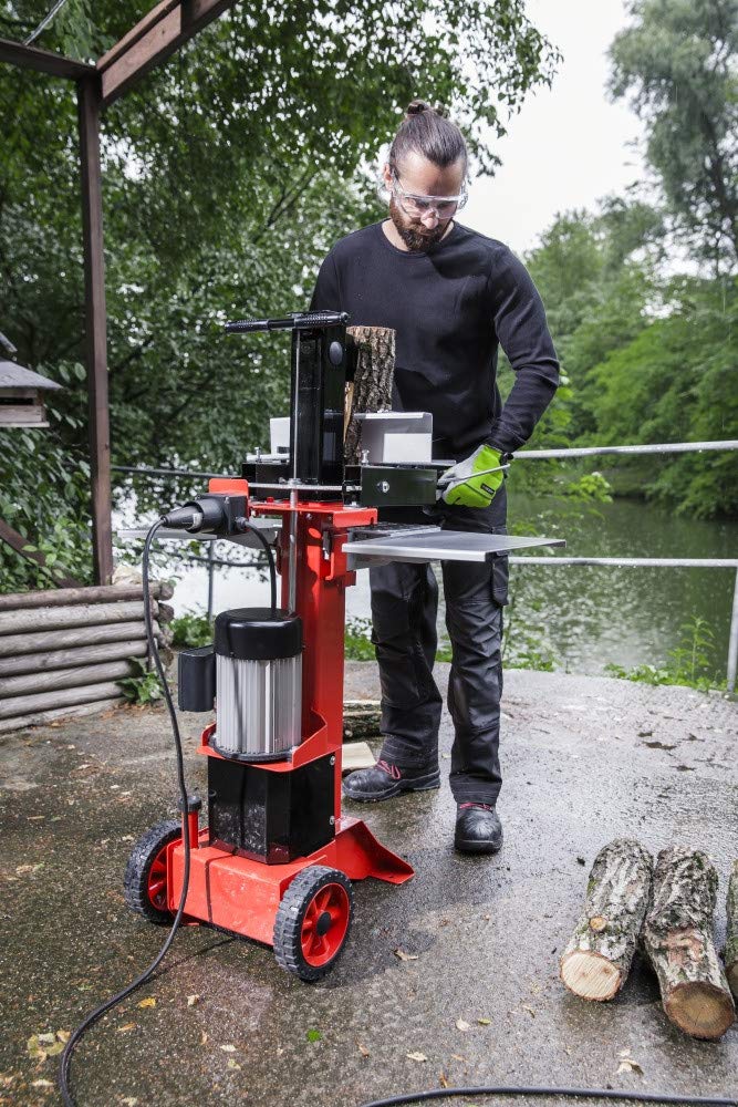 AL-KO Separador de madera LSV 560/8, potencia del motor de 3300 W, presión máxima de separación de 8 toneladas, 55 cm de longitud máxima de separación vertical, 400 V