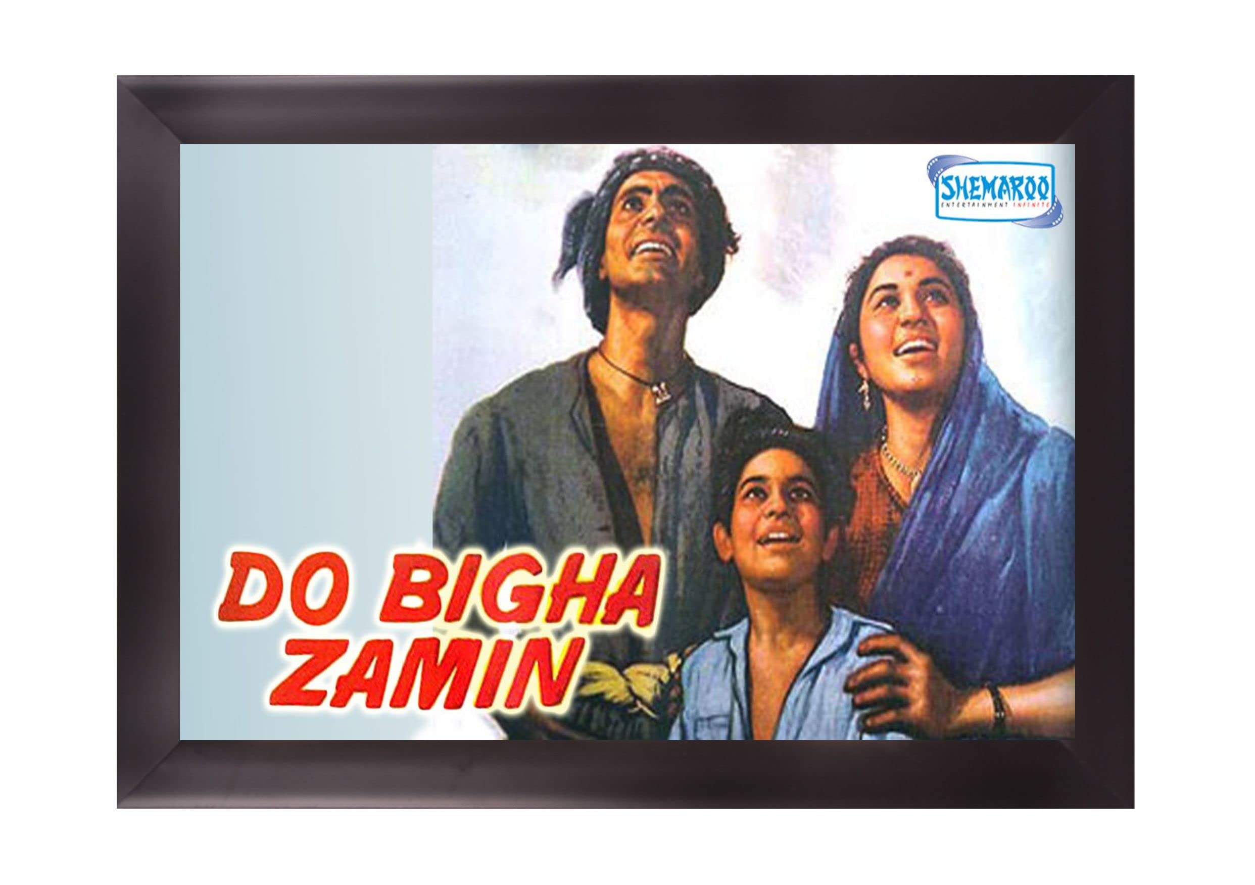 Risty Shop Designer Do Bigha Zamin Movie Light Weight Medium Wall Hanging Frame (14x10 Inch) 138 Engineered Wood, Premium Frame For Home & Office Decor,Temple,Gifting as Décor matt Finish, 300 GSM Paper, One Count offer