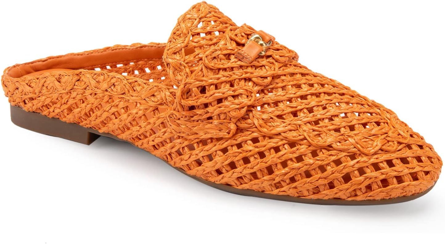 Aerosoles Women's Hannah Raffia Loafer, Mandarin, 8
