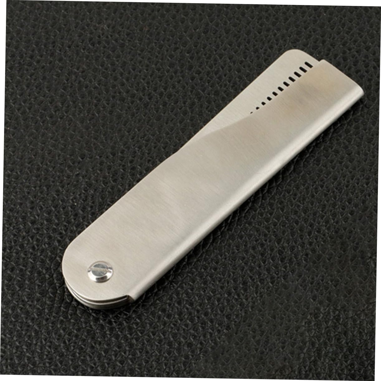 2pcs Stainless Steel Folding Comb for Men Beard Mustache Grooming Kit Portable Travel Hair Styling Tool Bristle Beard Styler Bristle Mustache Grooming Kit