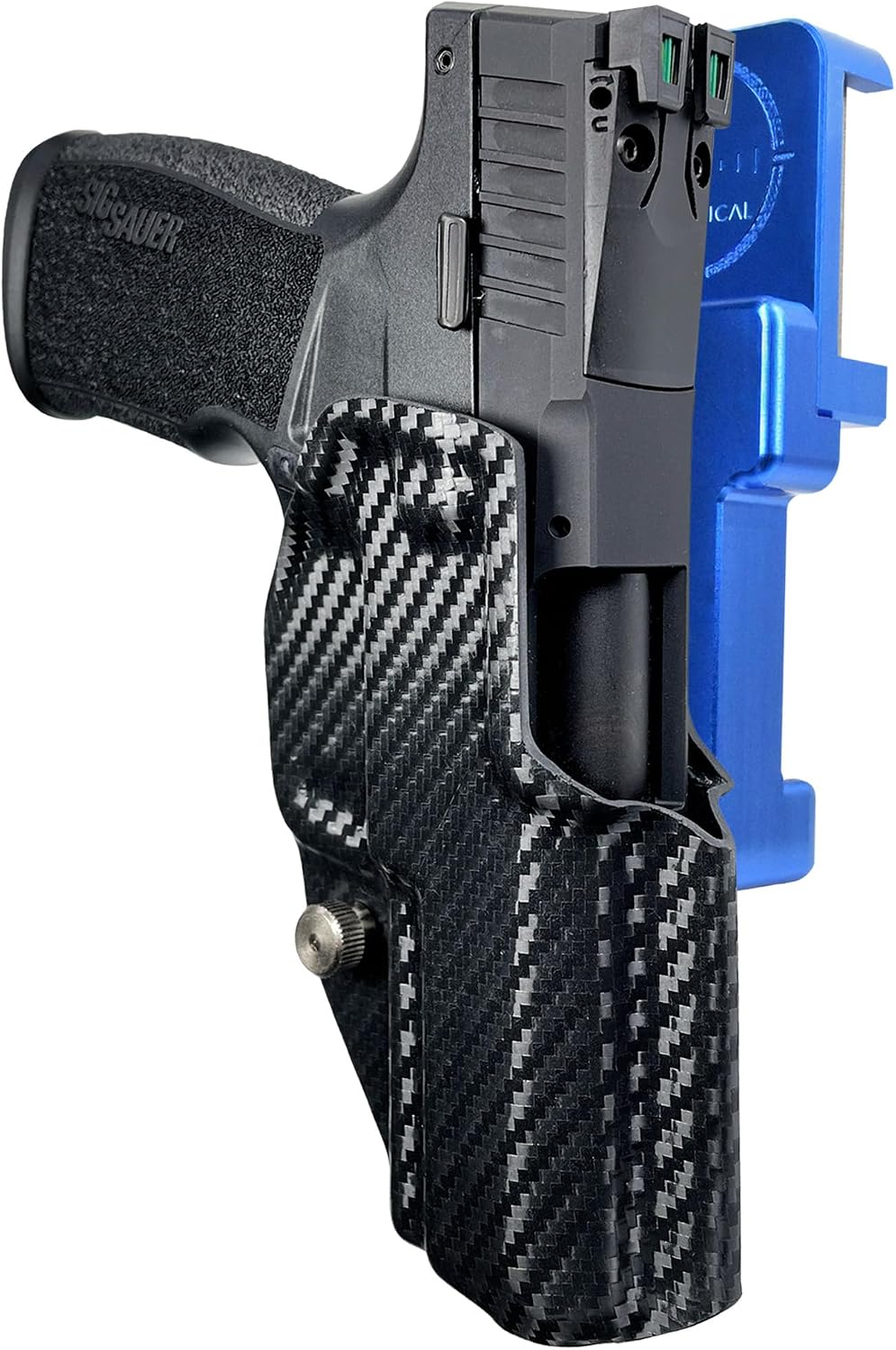 Alloy Competition Holster OWB Fits Sig P322 Outside The Waistband Carry Gun Holster Kydex American Made OWB Aluminum Belt Attachment