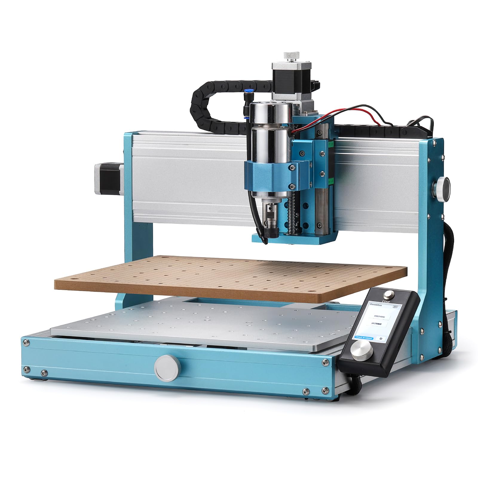 Genmitsu Alerón de rejilla de MDF CNC para máquina enrutadora CNC 3030-PROVer MAX, 360 x 300 x 12 mm, agujeros M6 (6 mm), tornillos incluidos