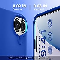 Vista 21 de GONEZ Funda para iPhone 14 Pro, compatible con Magsafe, con protector de pantalla + protector de lente de cámara, forro de microfibra suave