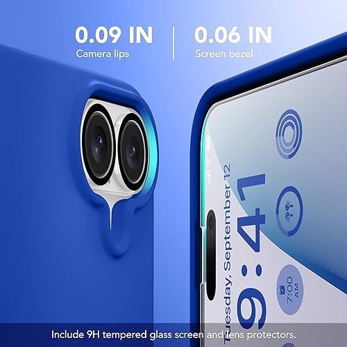 Miniatura 21 de GONEZ Funda para iPhone 14 Pro, compatible con Magsafe, con protector de pantalla + protector de lente de cámara, forro de microfibra suave