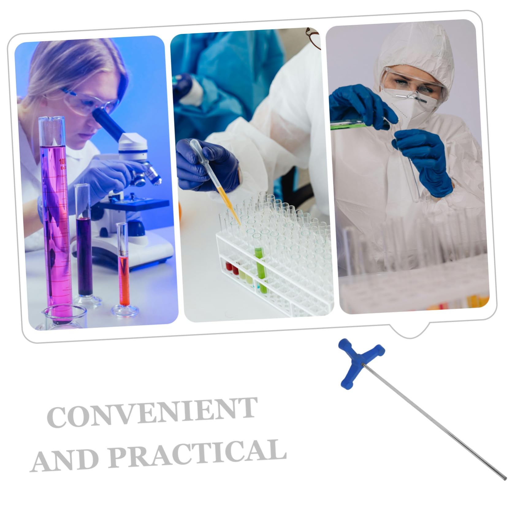 YARNOW Support de chimie de laboratoire en fer, base de cornue 110 mm, trépied de laboratoire pour tubes à essai et matériel de laboratoire