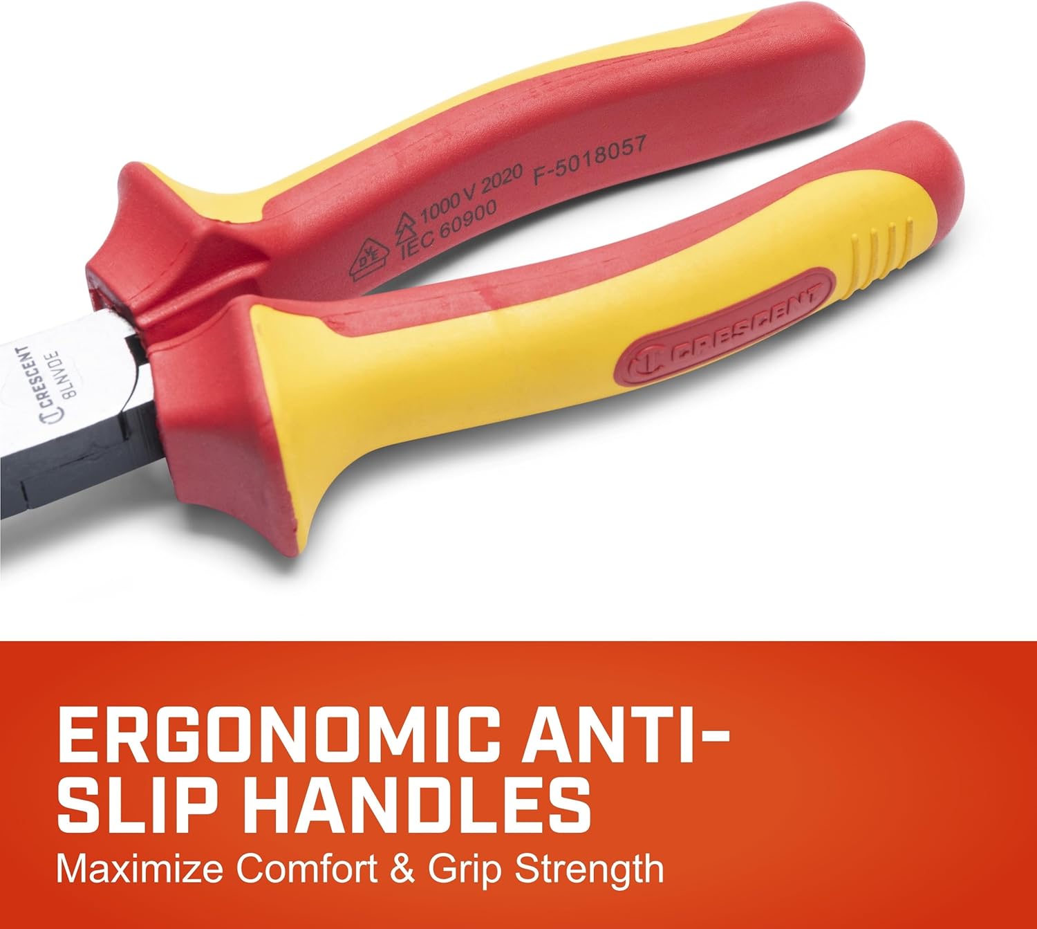 CRESCENT - 8" Long Nose Vde Plier (8LNVDE)