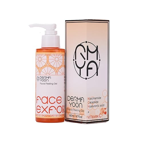 Miniatura 1 de DERMA YOON - Exfoliante facial suave, gel de pelado facial eliminación instantánea de piel muerta para maquillaje de pasteles, poros dilatados,