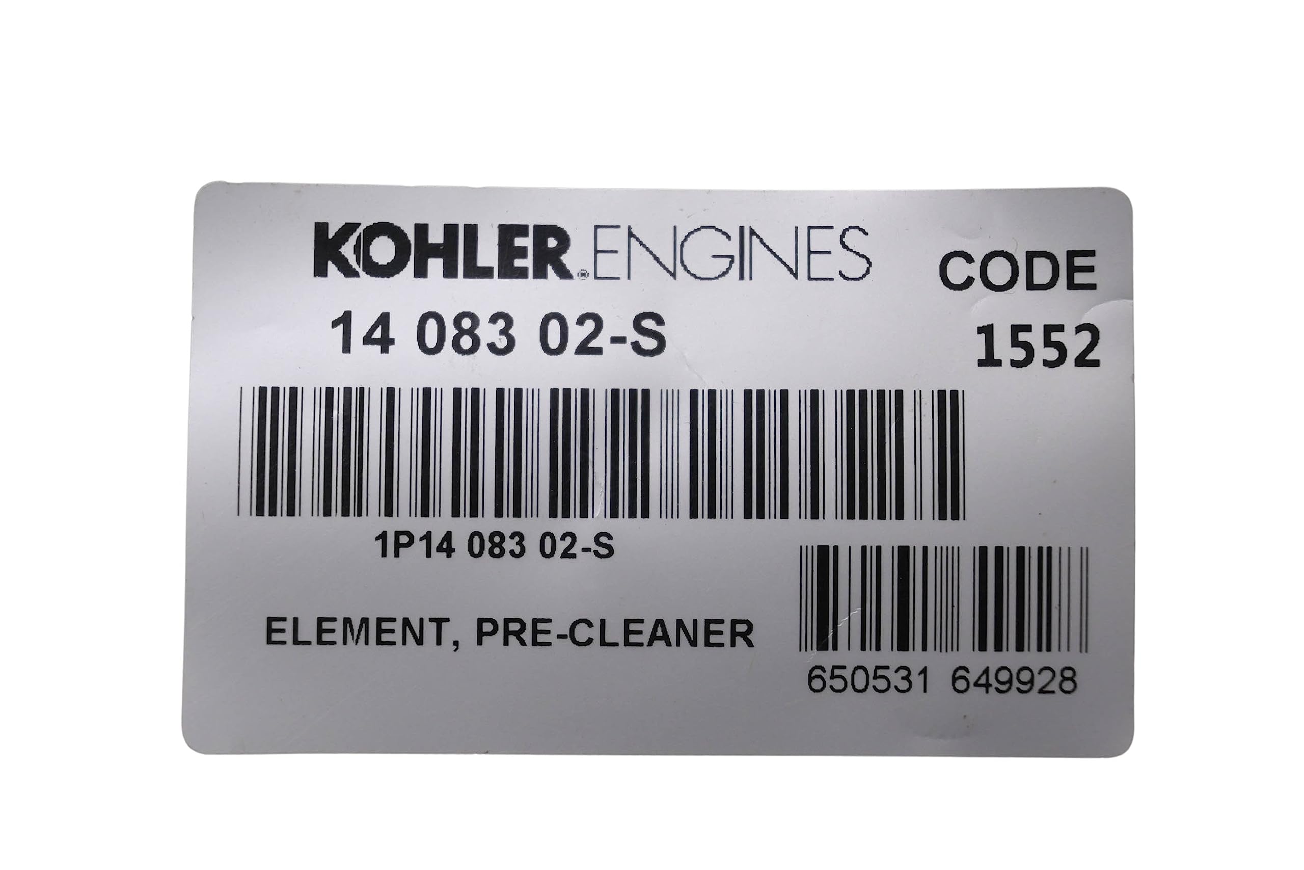 KOHLER 14 083 02-S - Filtro de aire prelimpiador para la serie Courage XT