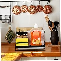 Vista 8 de Cabilock Escurridor de esponja Soporte para fregadero de jabón, soporte para platos de fregadero, bandeja de fregadero de cocina, soporte