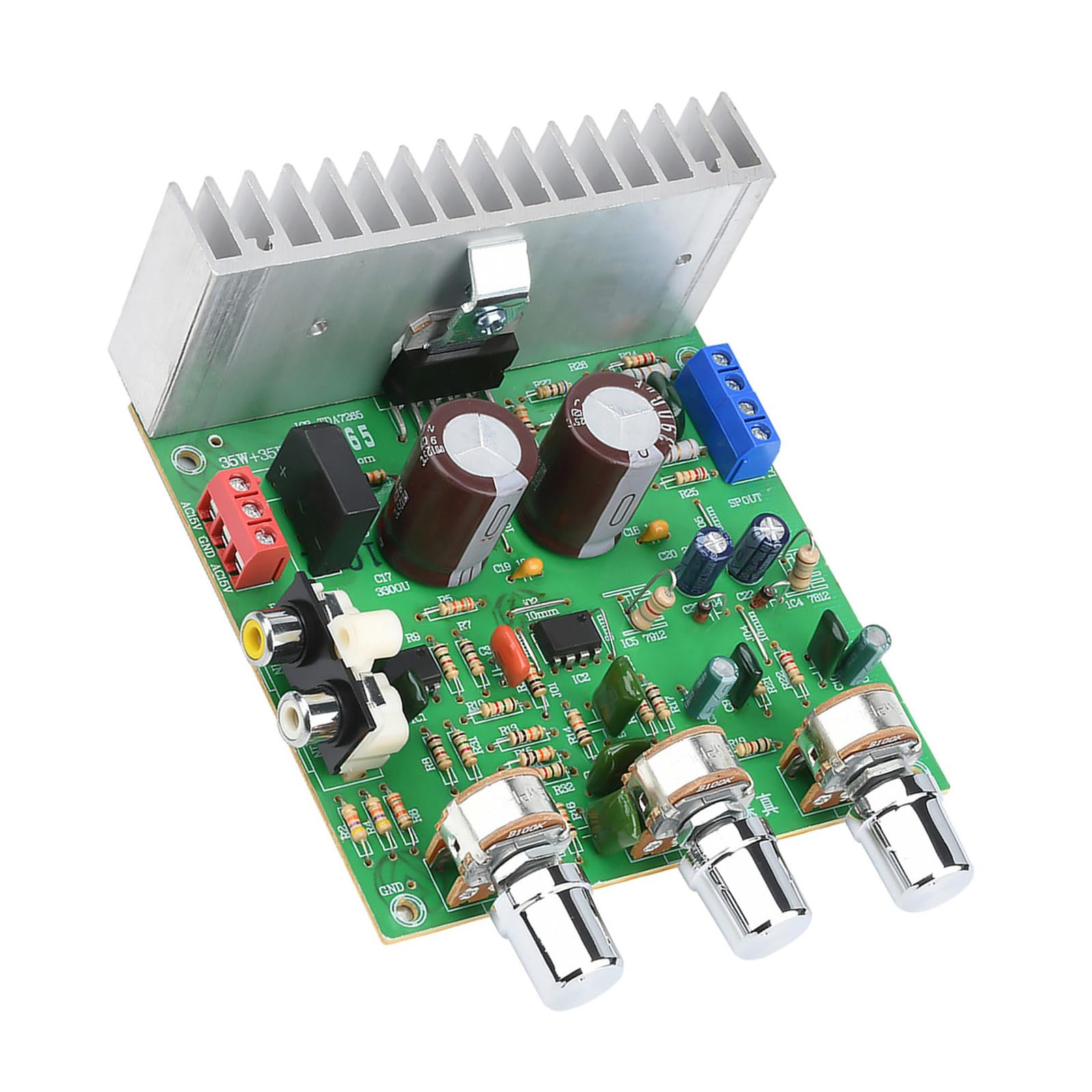 Placa amplificadora HiFi TDA7265 de 12-15 V 4558, módulo de preamplificador, placa estéreo, accesorios de repuesto para cine en casa