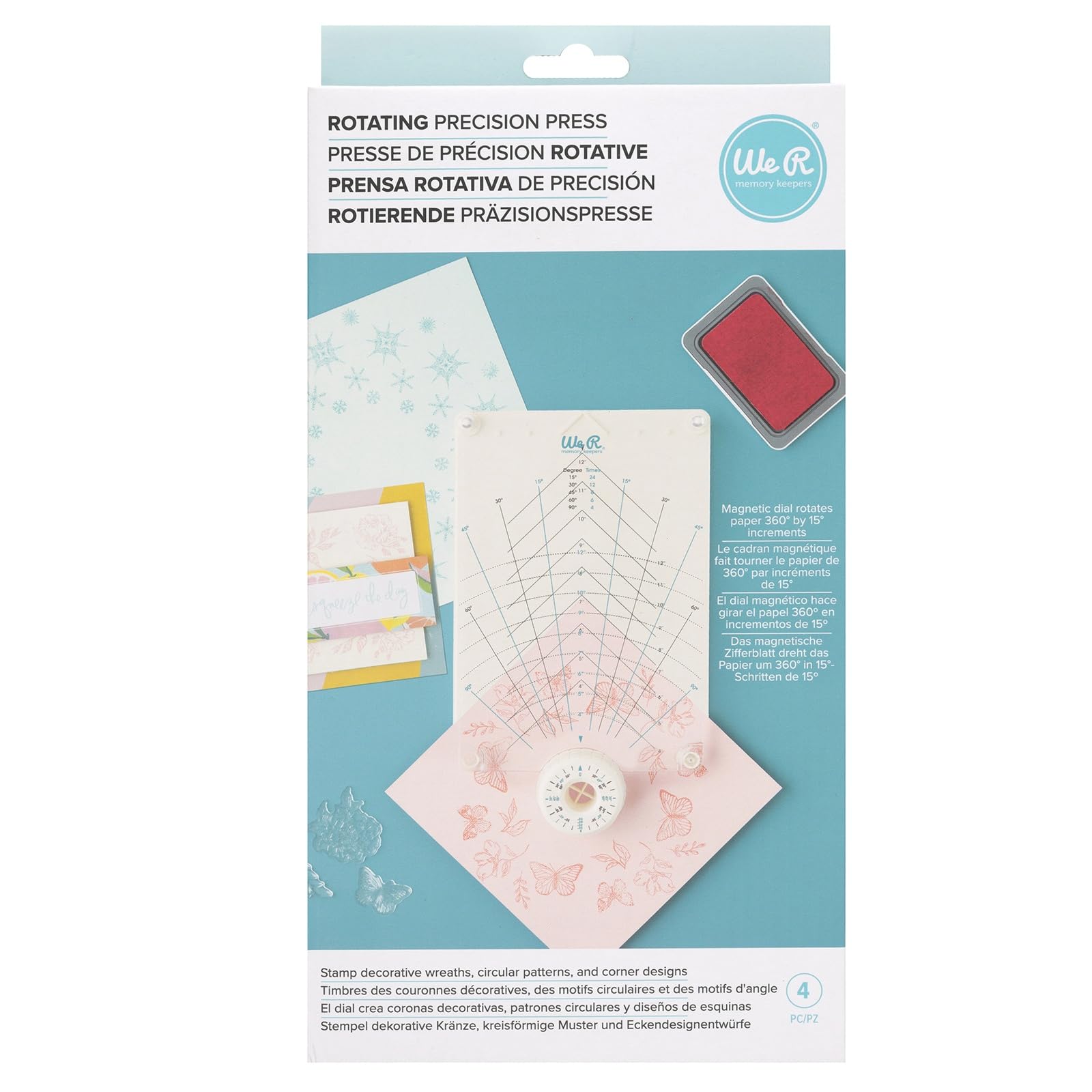 We R Memory Keepers Rotating Precision Press, White
