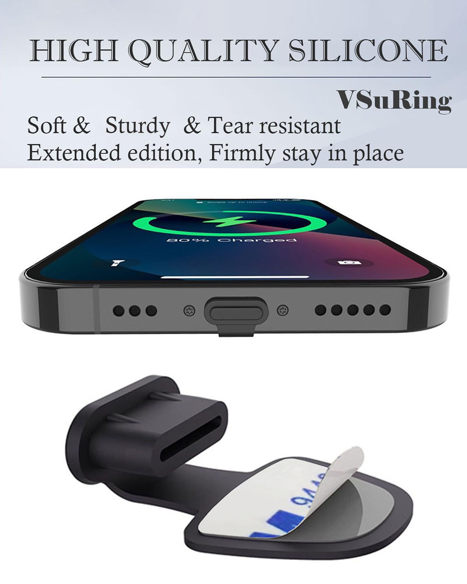 Amazon.co.jp: VSuRing Type-C コネクタカバー 紛失防止 シール付 メス