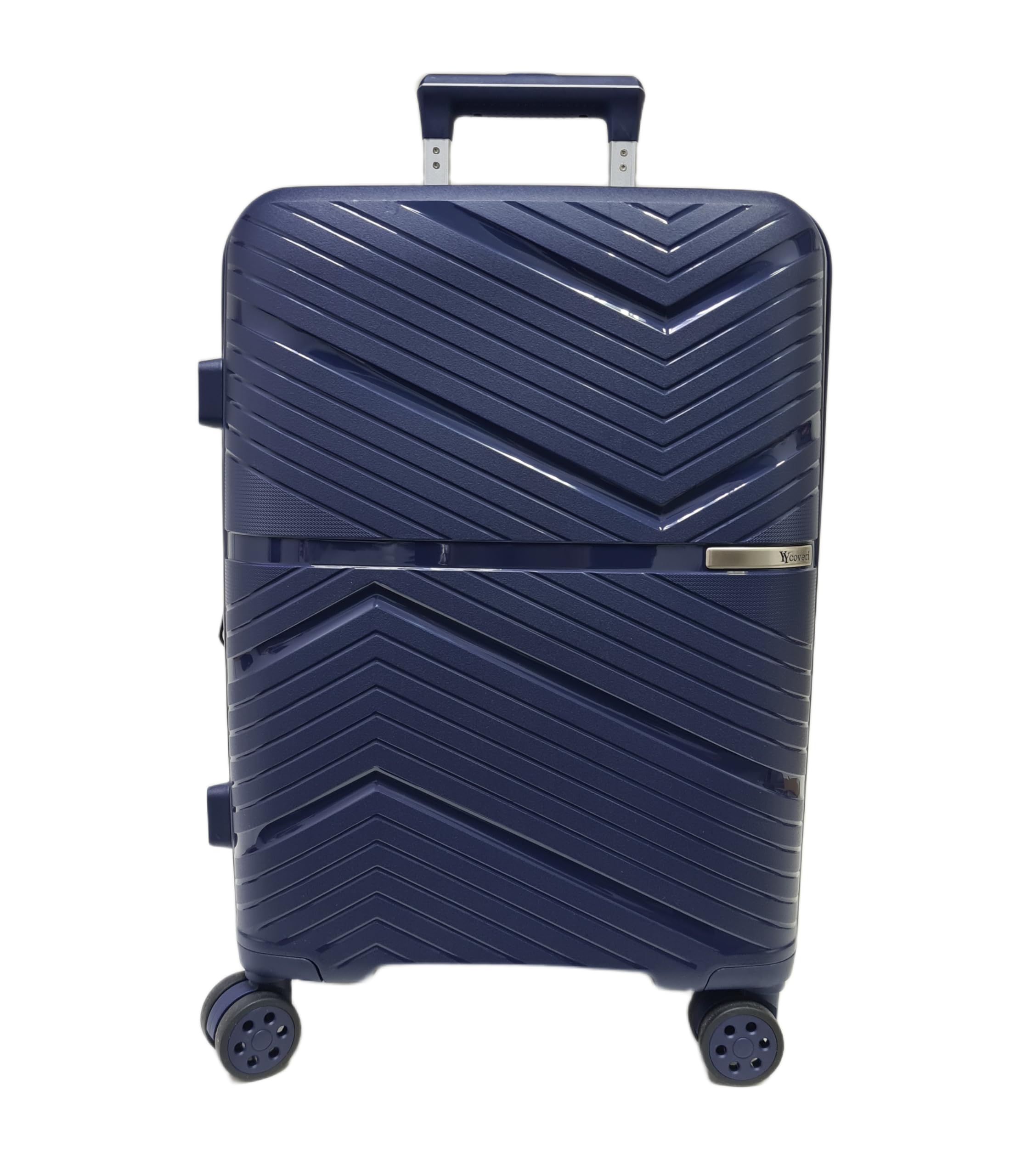 COVERI COLLECTION Trolley Enrico Coveri Bagaglio a Mano 55x39x20 cm 8 Ruote Rigido Espandibile Ryanair EasyJet Blu