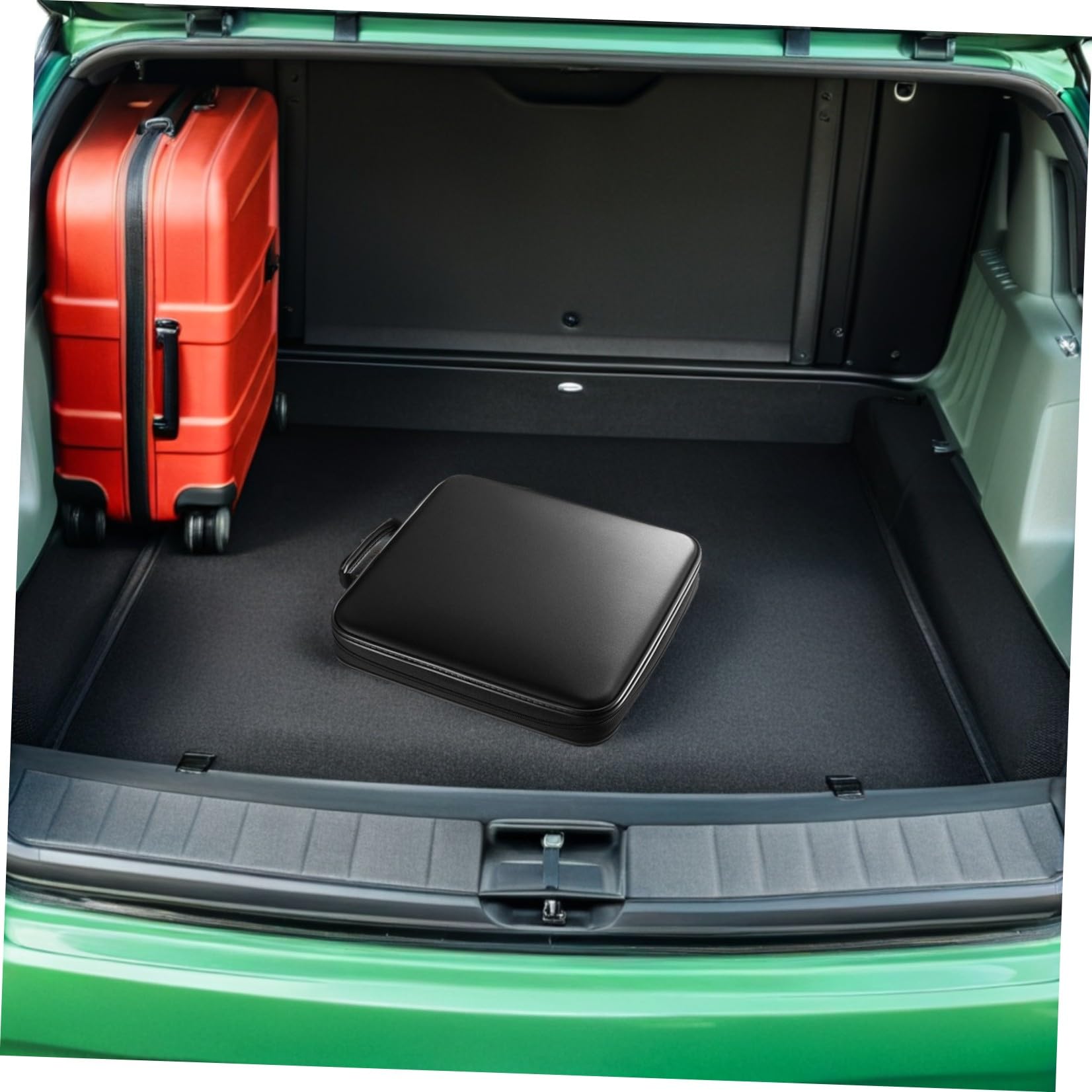 Porta CD Custodia Capacità di Dischi Resistente Porta Dvd per Auto Maniglia Interno