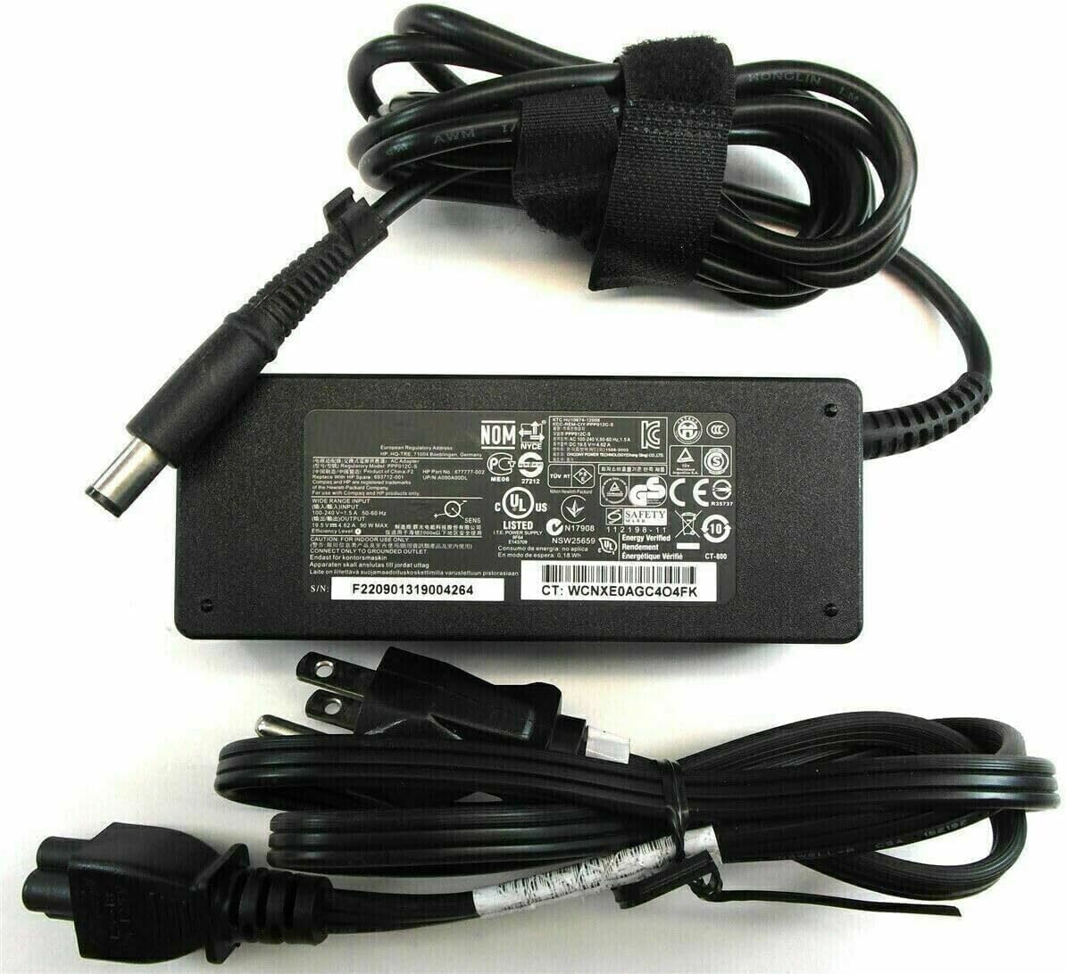 UL Listed 90W AC Adapter Compatible with HP 24-inch All-in-One Touchscreen Desktop Computer 24-df0170 24-df1056 24-df0138xt Power Supply Cord Battery Charger Cable PSU