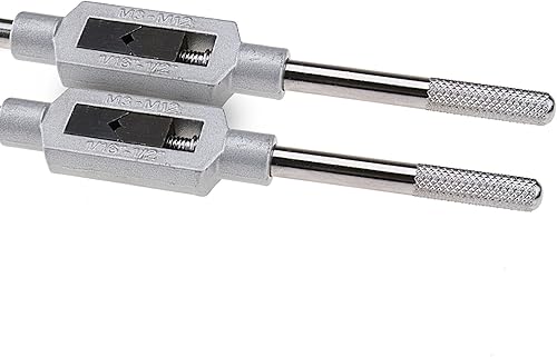 Miniatura 6 de M3-M12 Capacidad Mango Ajustable Grifo Escariador Tapping Llave Herramienta
