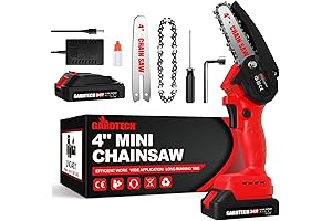 Mini Chainsaw for Effortless Pruning: 4 Inch Cordless, Battery Operated Precision Power