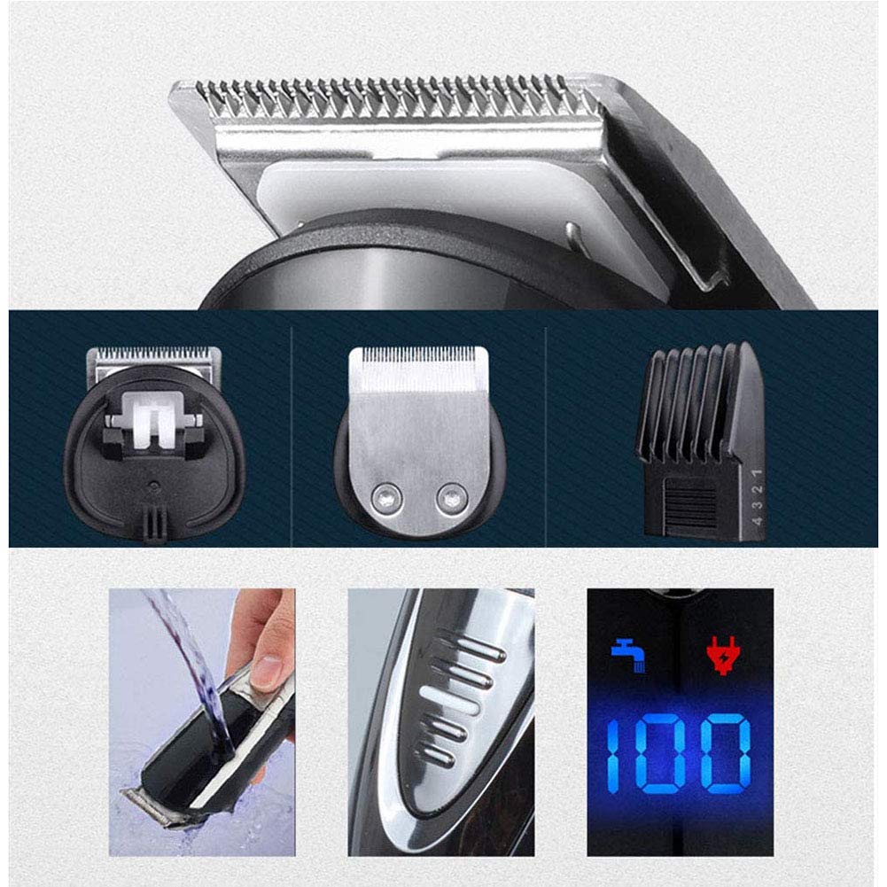 CheungLee Tagliacapelli Barba Trimmer Rasoio Dissolvenza Elettrica Professionale Uso Personale Intaglio Ricaricabile Con Precisione Kit Da Barba Multifunzione Per Rasatura