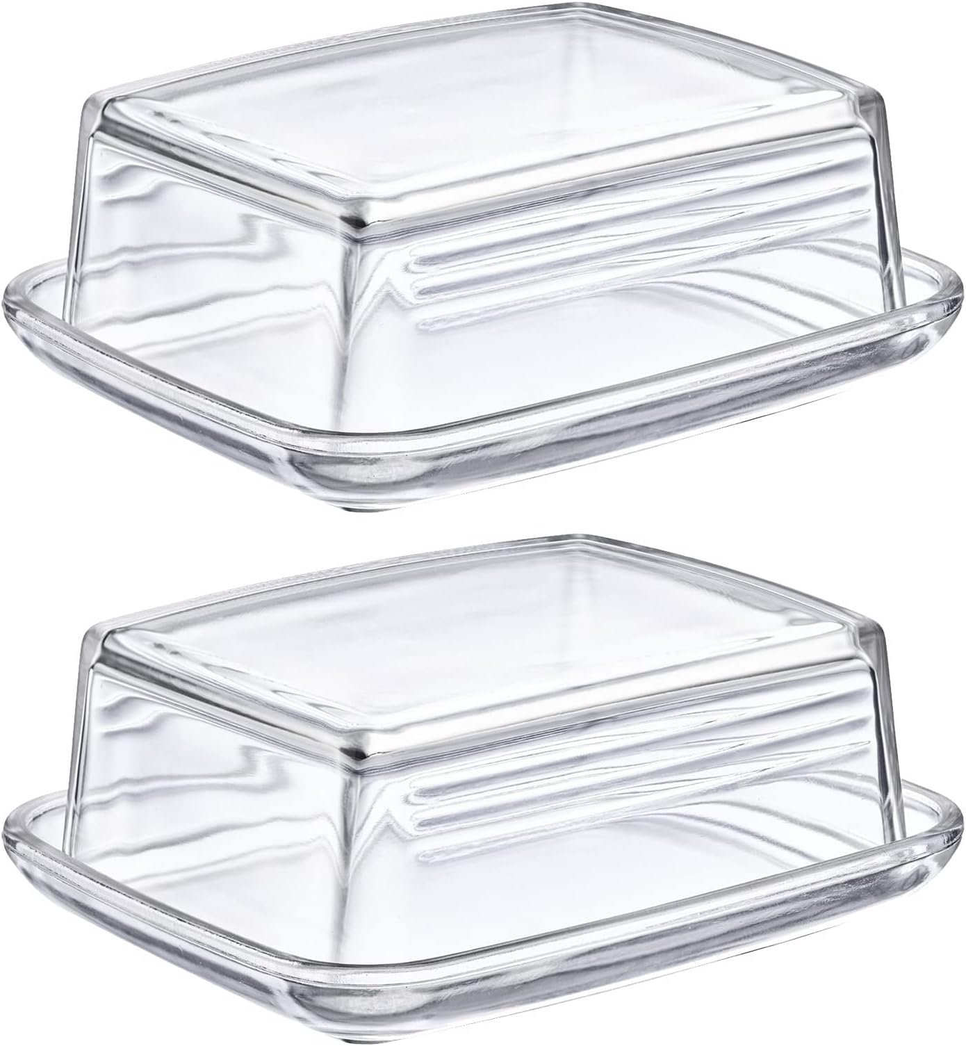 Tupperware Butterdose Butterschatz - Frischhaltebox Für Butter Transparent/orange