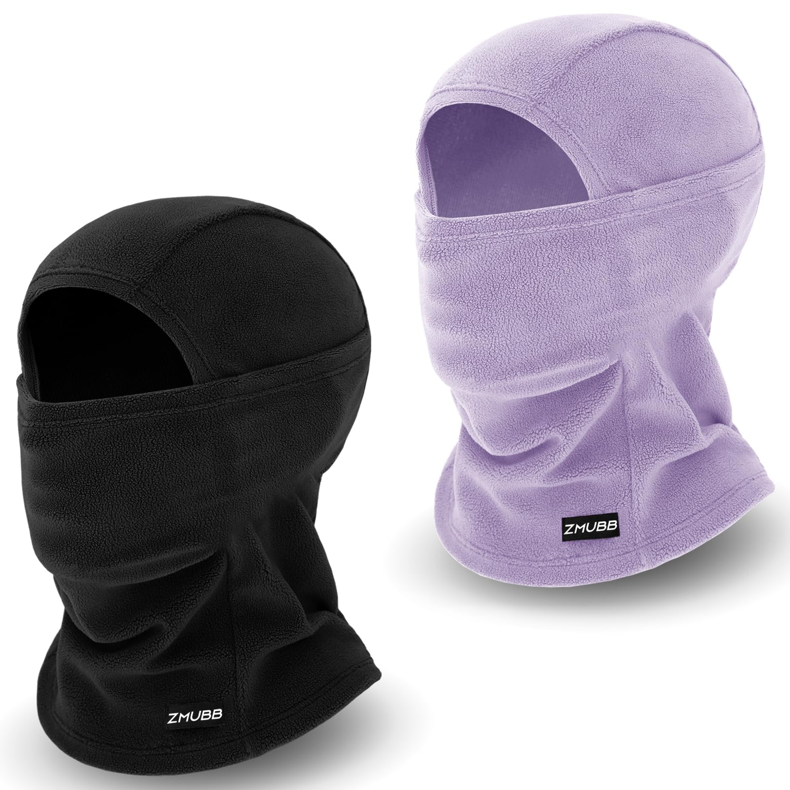 Kids Fleece Balaclava Ski Mask,Face Mask Neck Warmer for Boys Girls,Windproof Face Cover for Cold Weather Skiing Cycling