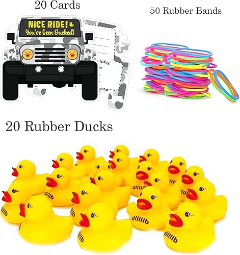 Miniatura 2 de Tarjeta de patada, etiquetas de pato, tarjeta de juego de patitos, kits de etiquetas de pato incluye 20 etiquetas de pato, 20 patos de goma