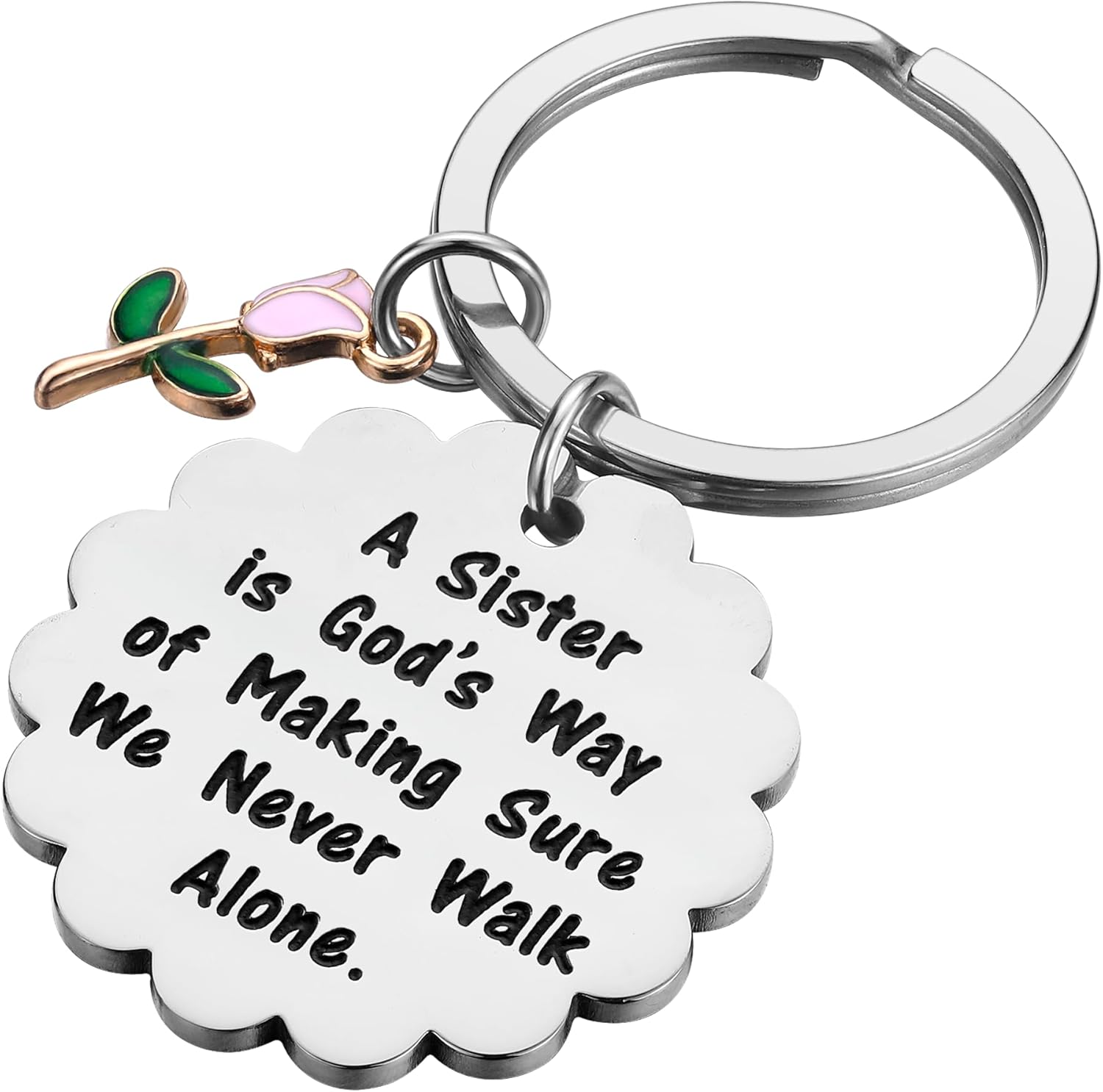 iJuqi Sister Christmas Gifts from Sisters - Big Middle Little Sisters Keychain Birthday Gifts for Sister - Image 2