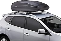 SportRack Vista XL Rear Opening Rooftop Cargo Box - 18 Cu Ft Waterproof Storage, Lockable, Easy Mount for SUVs & Cars