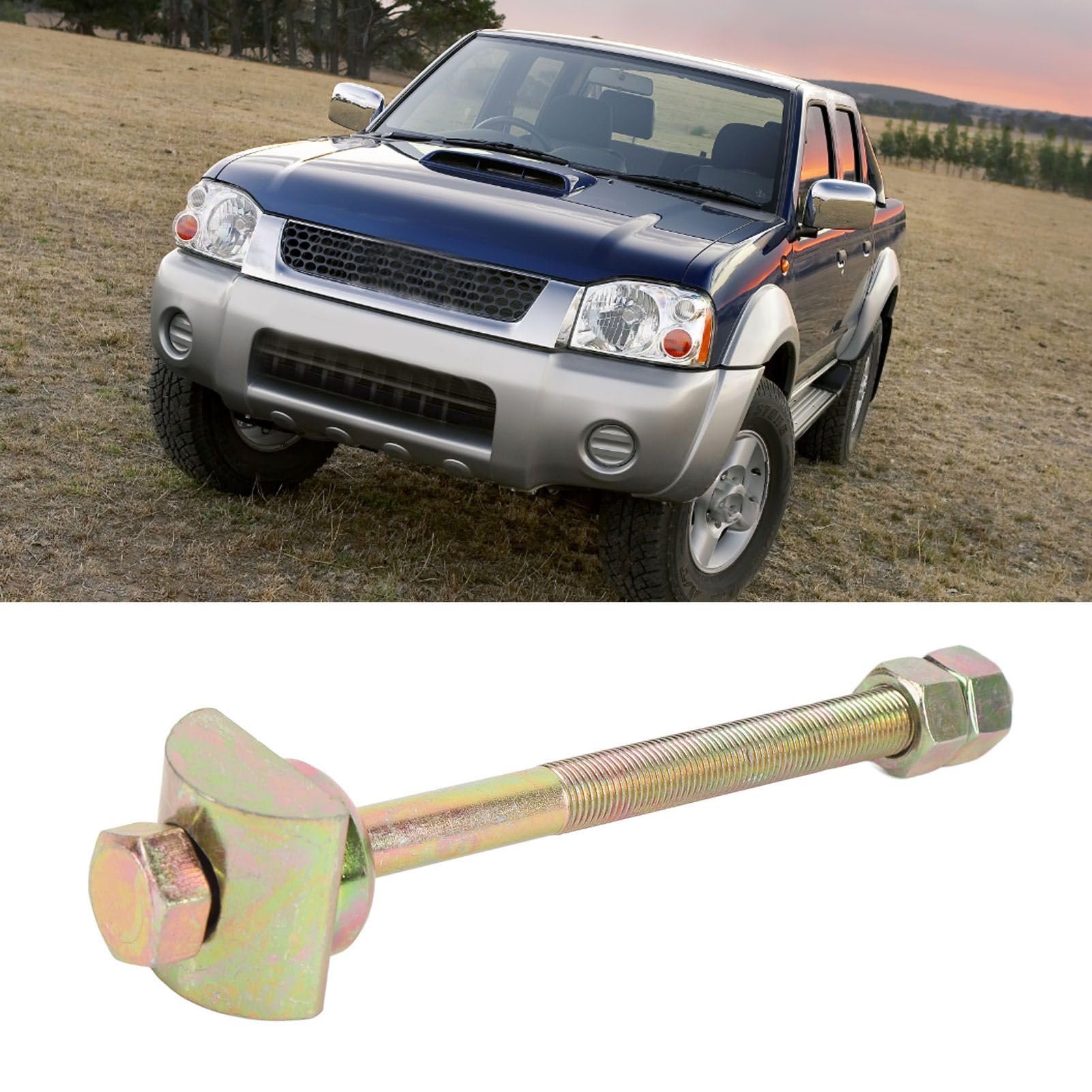 Bullone di ancoraggio esagonale, bullone di torsione di regolazione e dado 5421631G0A per Navara D21 D22 4WD RWD PLD | Parti di ricambio resistenti all'erosione per sospension