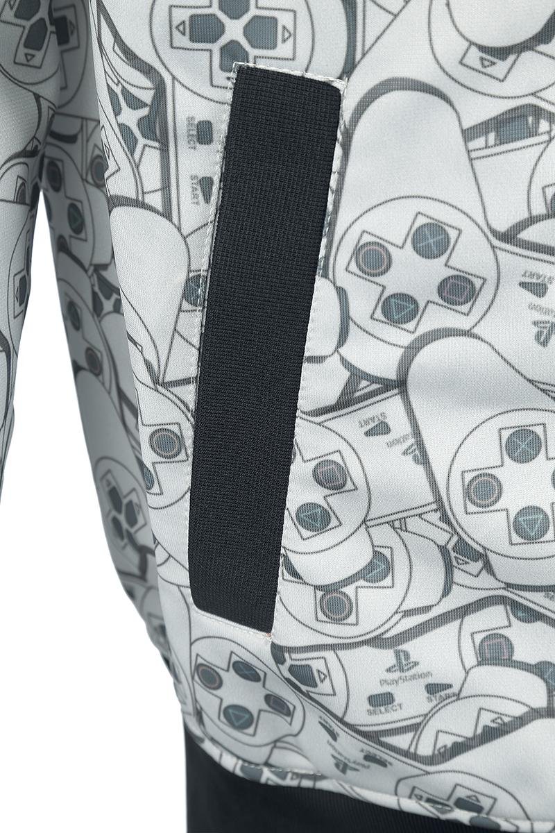Playstation Controller All Over Sudadera con Capucha Hombre