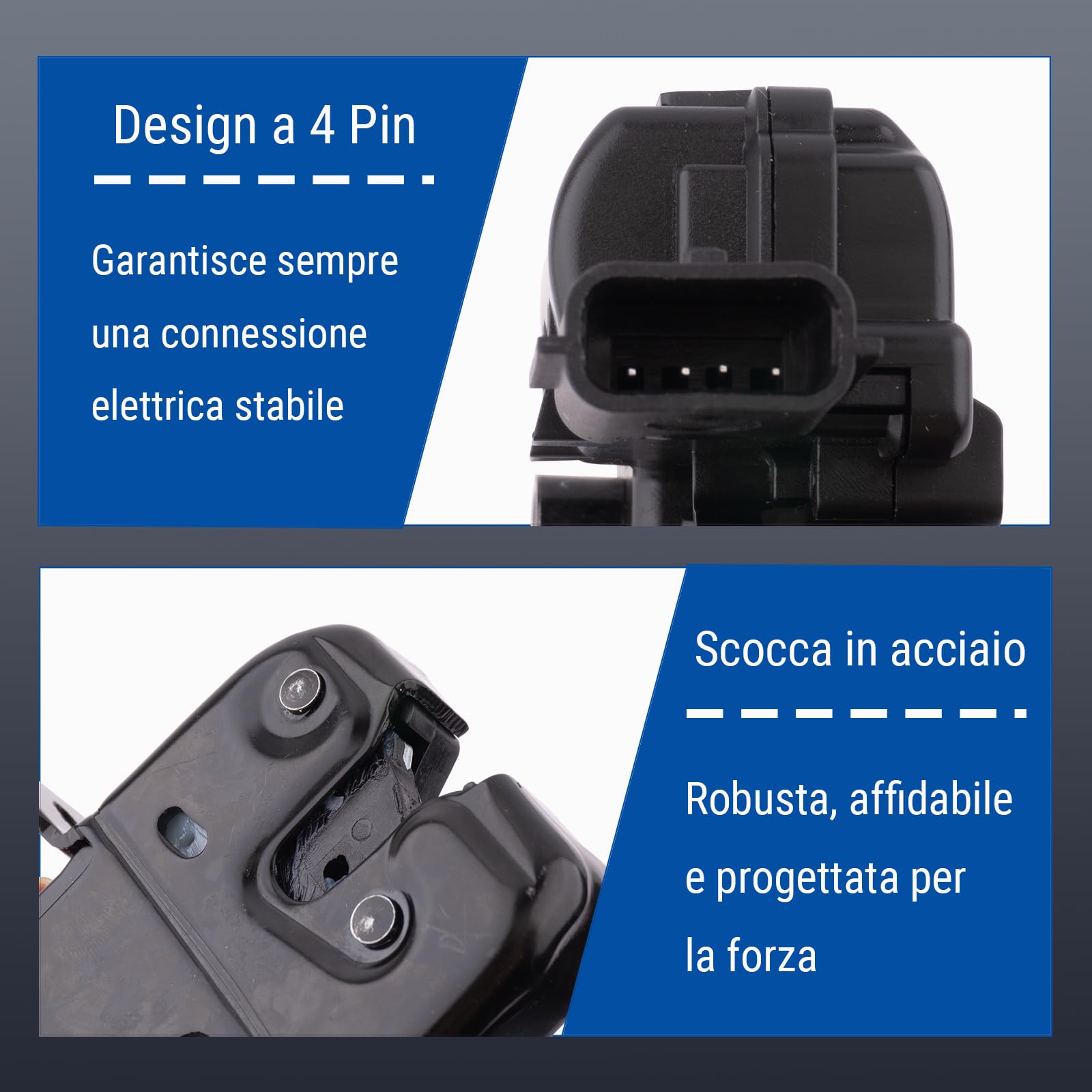 846300003R Attuatore Chiusura Portellone Posteriore Compatibile con Renault, Dacia & Nissan