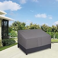 Vista 2 de Easy-Going Funda impermeable para sofá de exterior, funda resistente para sofá de patio de 3 plazas, funda para muebles de exterior resistente al