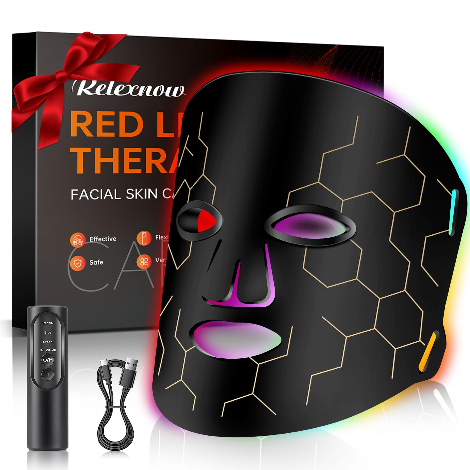 Amazon.com: Red Light Therapy for Face, 7-1 Colors Portable Led