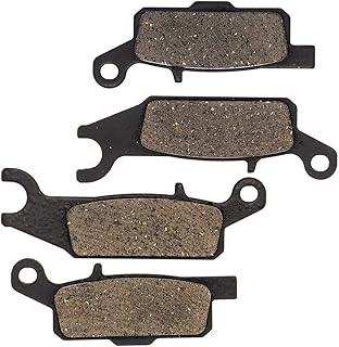 NICHE Brake Pad Kit for Yamaha Grizzly 550 700 Raptor 250 350 3B4-W0045-00 3B4-W0045-10 Front Organic