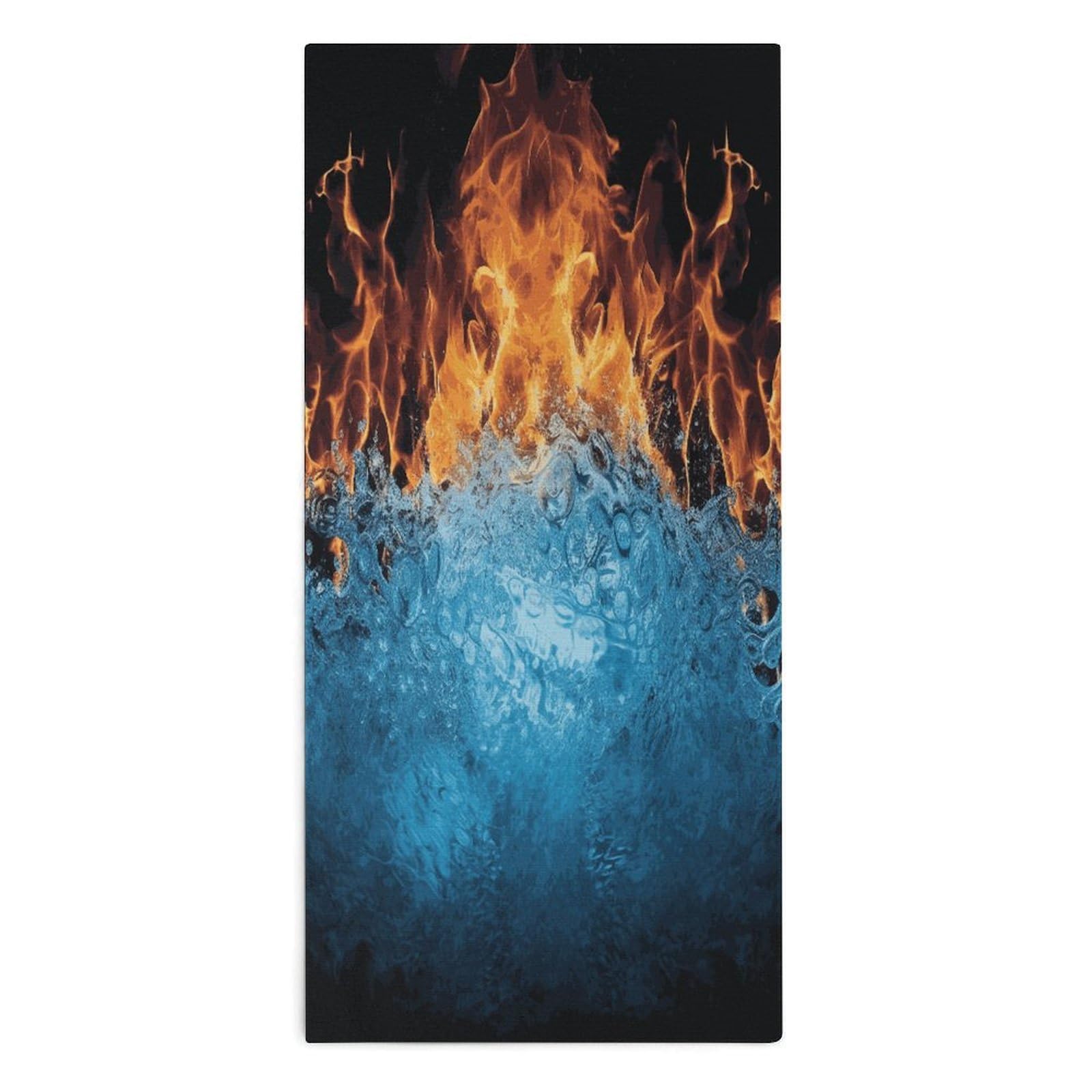 Btcowzrv Style Ice Fire Bath Towel Beach Towels Shower Towel