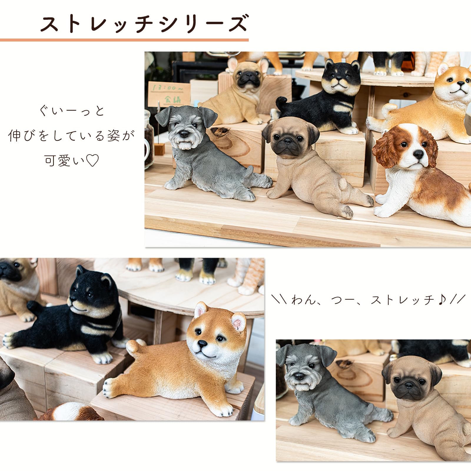 Amazon.co.jp: Benny's(ベニーズ) 犬の置物 インテリア ポリレジン製