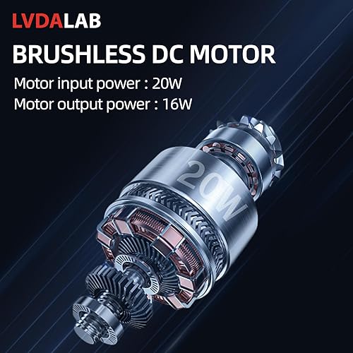 Miniatura 6 de Mezclador digital oscilante con rango de velocidad ajustable de 10 a 80 RPM, capacidad de carga máxima 4.4 lbs4.4 libras, agitador RockingRotator