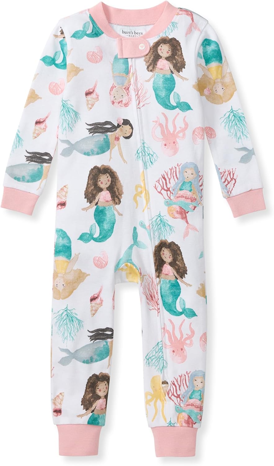 Organic Cotton Baby Footless One Piece Footless Pajamas Baby Girl