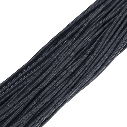 Vista 429 de PATIKIL Cuerda elástica elástica de 1/8 pulgadas, 11 yardas (0.118 in x 32.8 ft), color verde militar para manualidades, correas de gancho