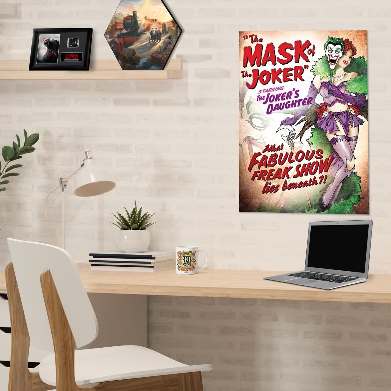 MIGHTYPRINT DC Comics - Bombshell  - Justice League - Durable 17” x 24 Wall Art – NOT Made of Paper – Officially Licensed Collectible MP17240232: Bombshell Joker's Daughter