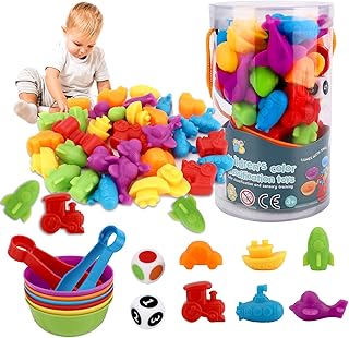 vvhippo Giochi Montessori 2 3 4 5 Anni, 36 Pezzi C