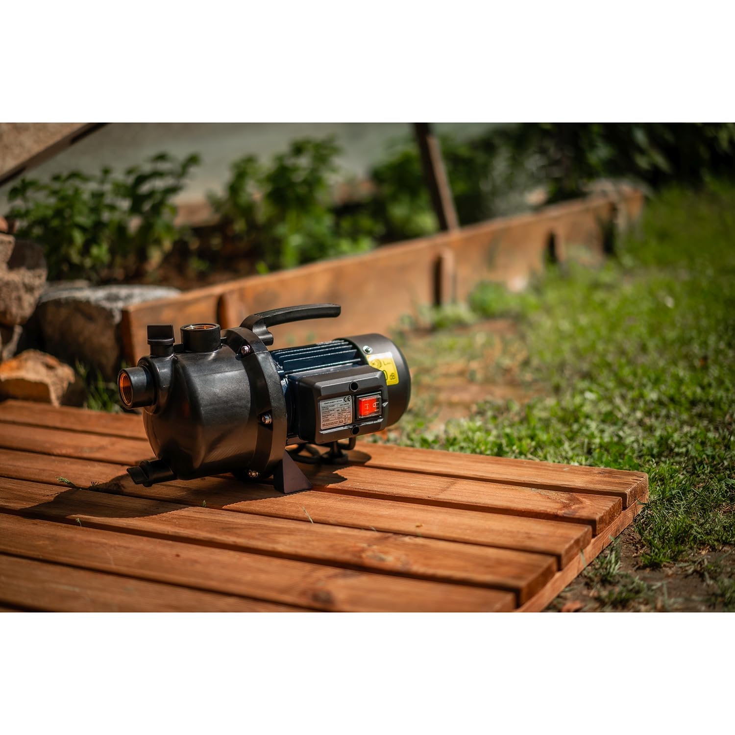 SPID'O - Bomba de Riego JE-600-P 600W - 3 m3/h - 3 bar - Bomba de Superficie Ligera para Jardín