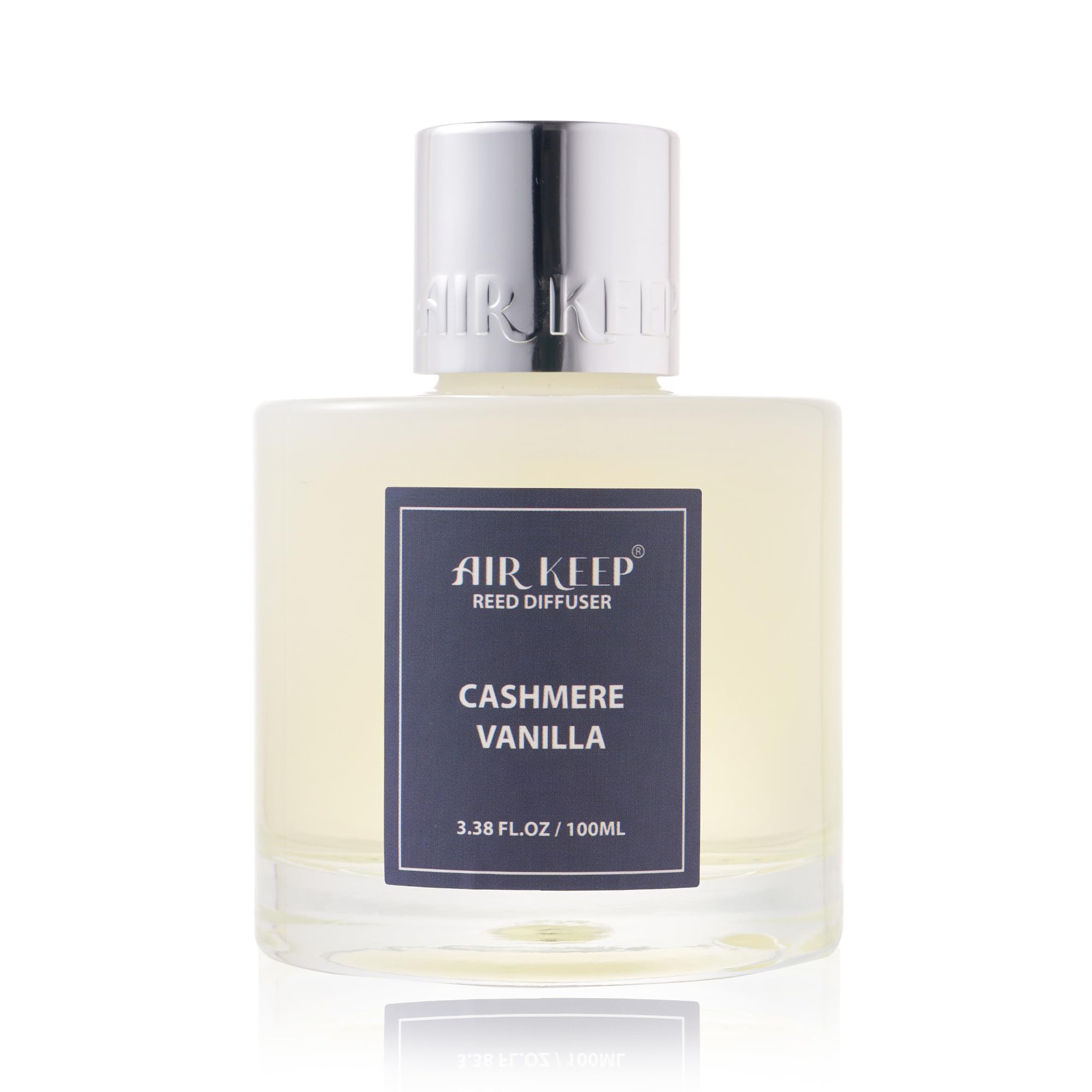 Airkeep Difusor de Aromas Vainilla de Cachemira, Ambientador Hogarcon 8 Varillas Ambientador, Difusor de Fragancia