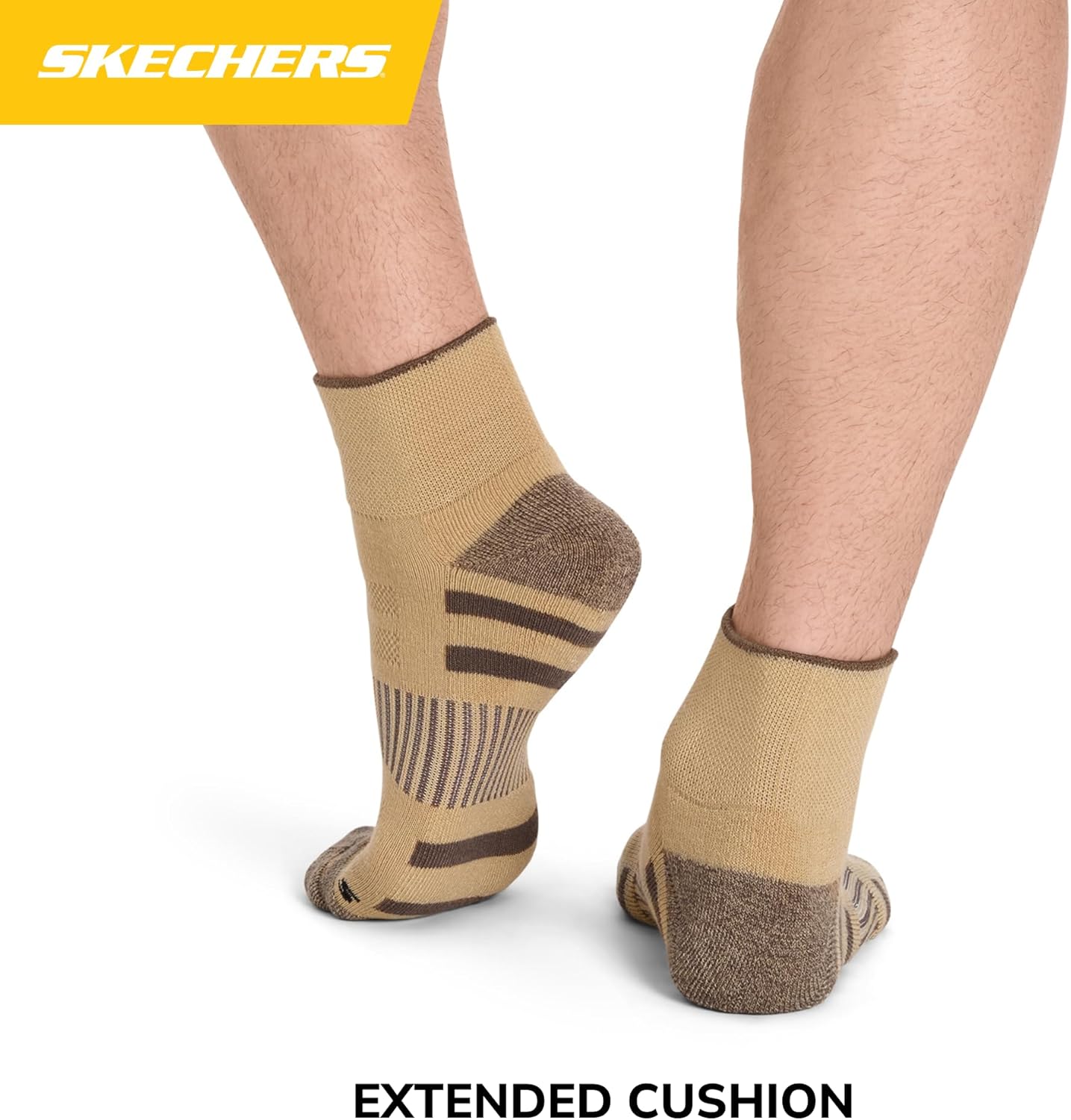 Skechers Men's Work Collection High Quarter Crew Cushioned Socks (8-Pack) - Image 5