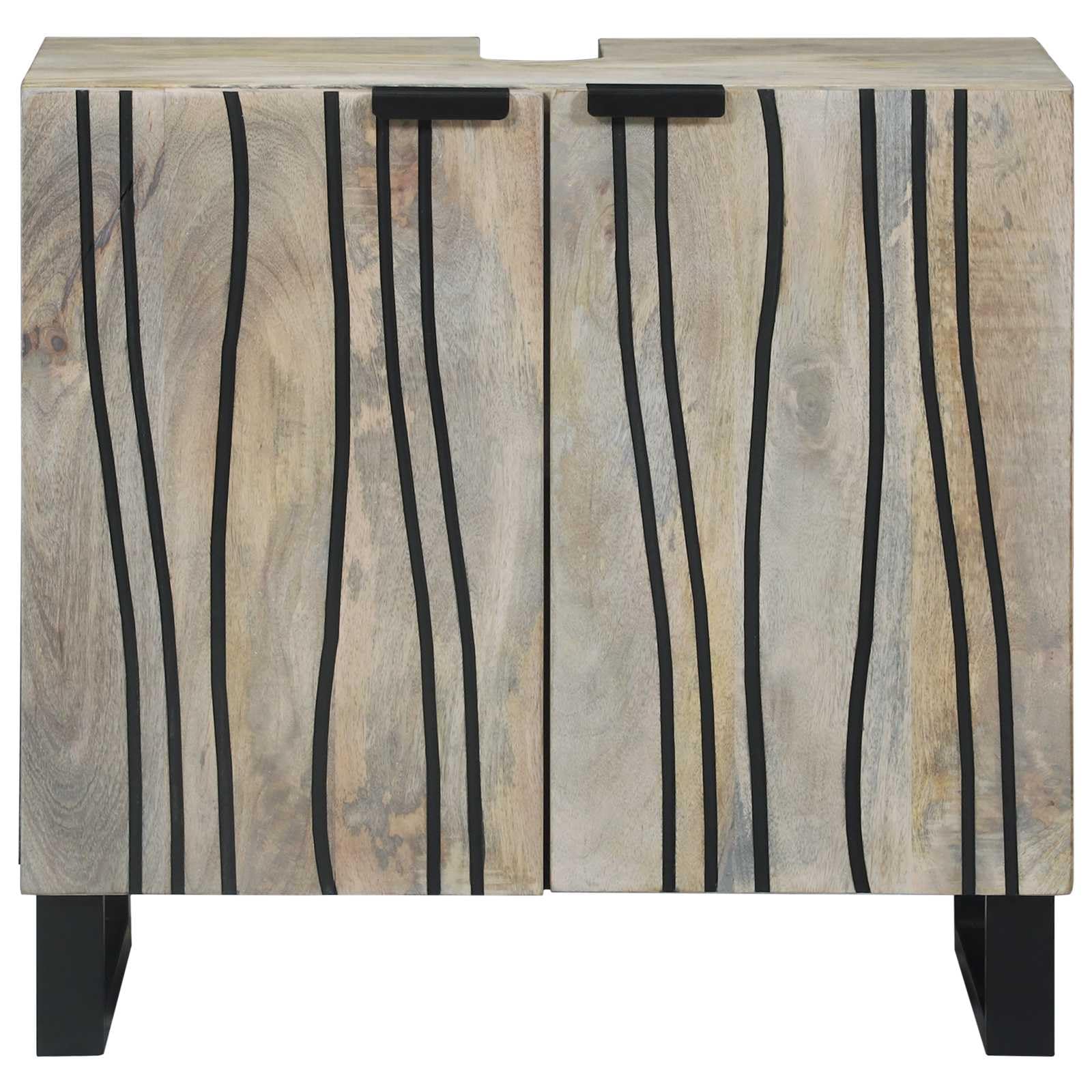 vidaXL Szafka pod umywalkę Biały 62 x 33 x 58 cm Drewno inżynieryjne
