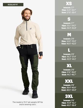 RevolutionRace Men's RVRC GP Trousers, Durable Trousers for Hiking, Walking, Exploring and All Other Outdoor Activities