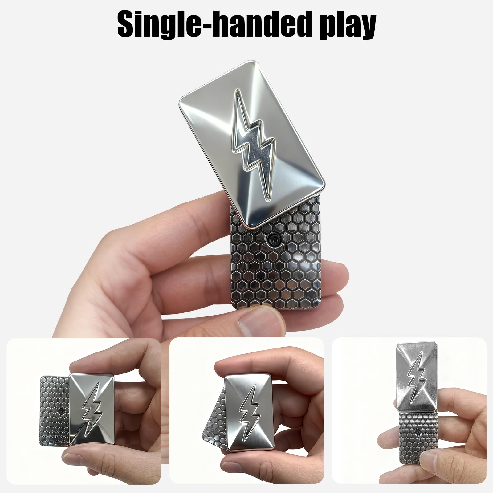 Fidget Slider Card,Giocattolo Metallico Fidget,Giocattolo con Cursore Magnetico,Antistress per ADHD,Disturbi D'ansia,Riduzione Dello Stress e Miglioramento Delle Abitudini Indesiderate 14+