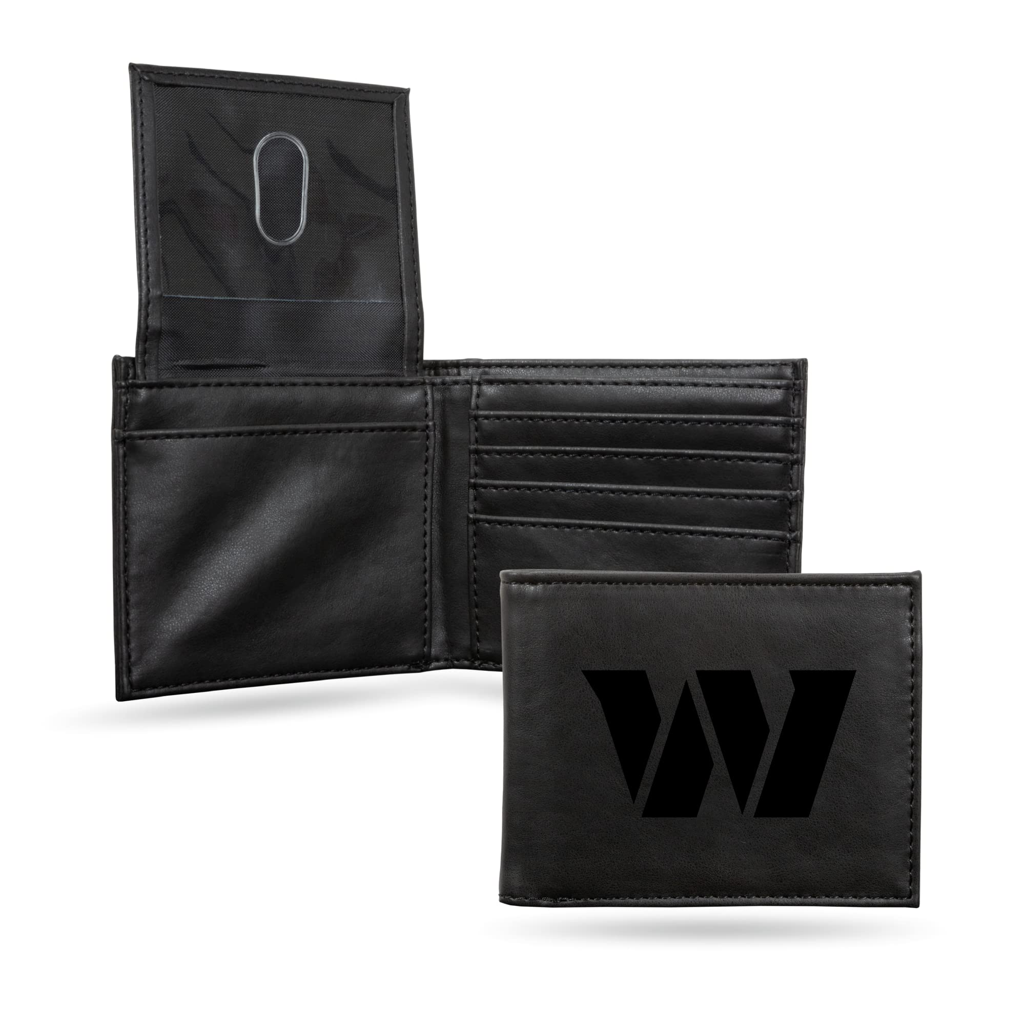 NFL Rico Industries Laser Engraved Billfold Wallet Laser Engraved Bill-fold Wallet - Slim Design - Great Gift