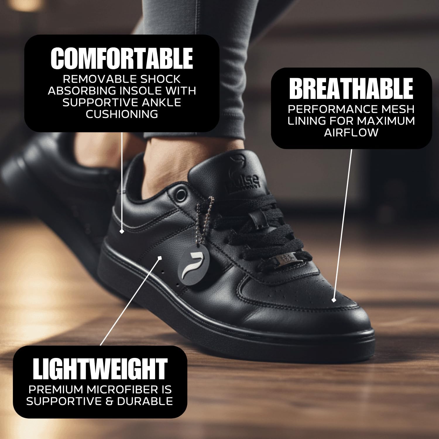 Unisex Dance Sneakers Spin Sole Comfortable Men's and Women's Dance Shoes for Latin Dancing Bachata Salsa Line Dancing Swing Shuffling Hip Hop