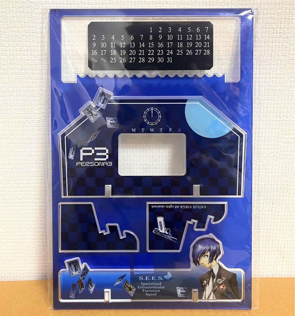 ペルソナ4 アクリル万年カレンダー 主人公 鳴上悠 ペルソナ4 アクリル万年カレンダー 主人公 鳴上悠 ペルソナ4 アクリル