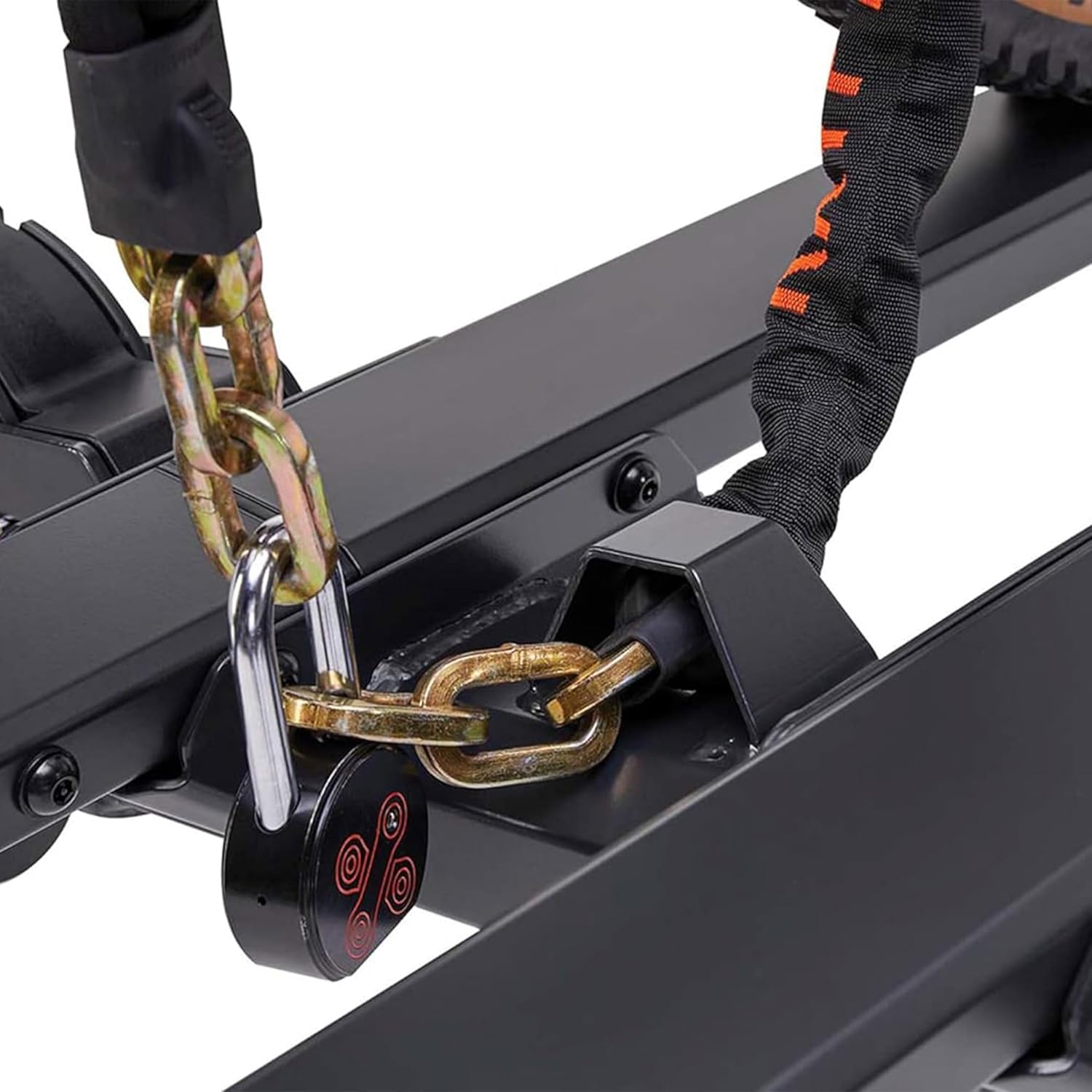 Yakima StageTwo 1.25 Inch Premium 4 Bike Tiered Adjustable Tray Hitch Bike Rack Accommodates 52 Inches Wheelbases with Remote Tilt Lever and SKS Locks